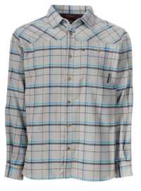 Grundéns košeľa steelhead flannel metal plaid - l.
 Špecifikácia produktu: •Materiál: polyester 180g/m2 •Technológia: odolné voči vlhkosti, rýchle schnutie •Gombíky: z recyklovaného plastu (z oceánu) •Kapsa: Ľavá náprsná s gombíkovým uzáverom •Ďalšie vybavenie: Pútko na slnečné okuliare