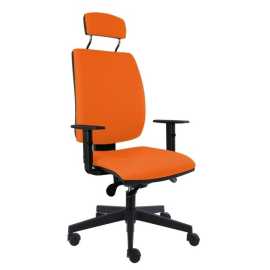 Sconto Kancelárska stolička CHARLES oranžová.