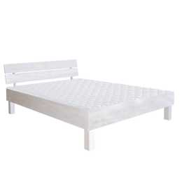 Carryhome POSTEĽ, 140/200 cm biela.