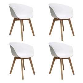 MID.YOU SADA STOLIČIEK S PODRÚČKAMI 4 kus.